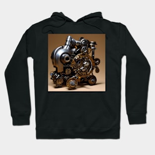 Steampunk genius, brain Hoodie